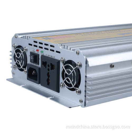 1000W Modified Sine Wave Built-In Charger DC to AC Power Inverter with Universal Socket